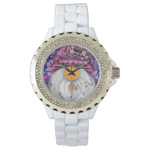 Montre Gnomin En Casquette Violet Chante Une Chanson De N
