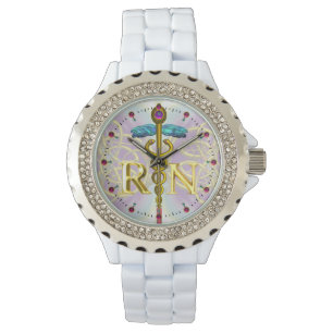 MONTRE GOLD CADUCEUS INSCRITS SYMBOLES DE COLLECTE DES IN