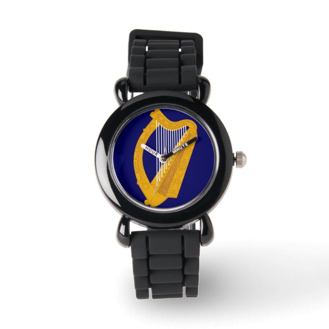 Montre Gold Irish Harp, souvenir irlandais (Recto)