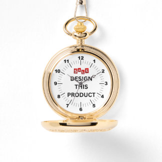 Montre Gold Pocket Watch - Personnalisé