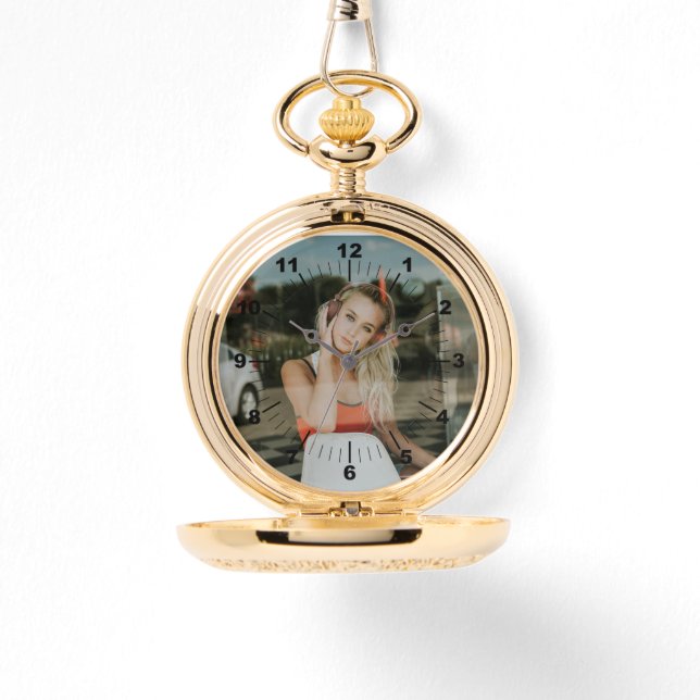 Montre Gold Pocket Watch - Personnalisé (Recto)