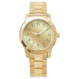 Montre Gold Unisex Oversize Gold Bracelet