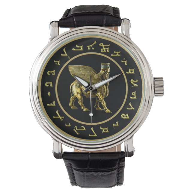 Montre Golden Lamassu & Alphabet Watch (devant)