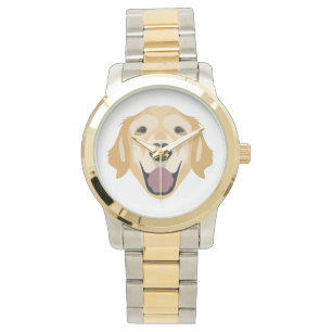Montre Golden retriever d'illustration