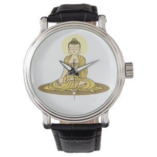 Montre Golden Serenity Bouddha Watch