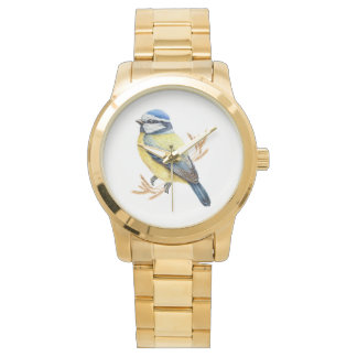 Montre Golden Wheat and Blue Tit