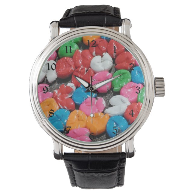 Montre gomme à bulles égratignée (devant)