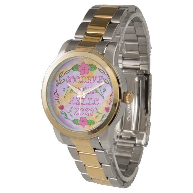 MONTRE GOODBYE 20XX HELLO 20XX (Incliné)