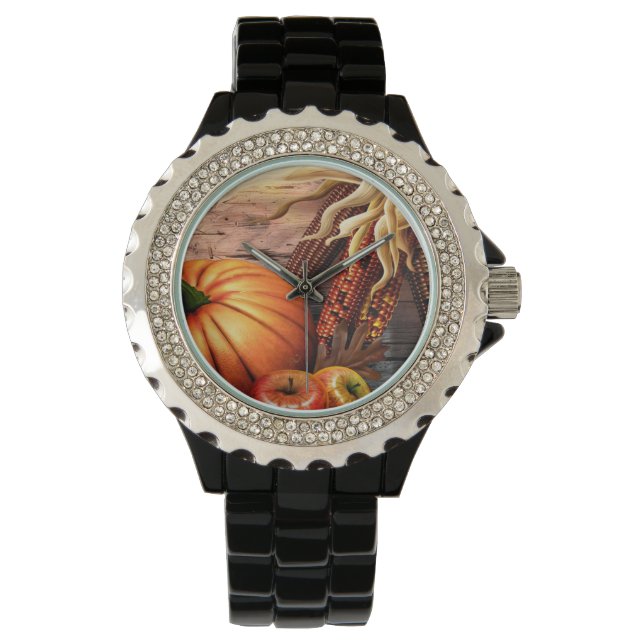 Montre grâces-citrouille (devant)