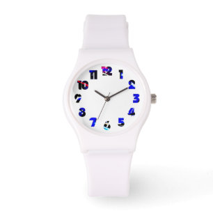 Montre Graffiti 13 Number Overlay Womens Watch cn