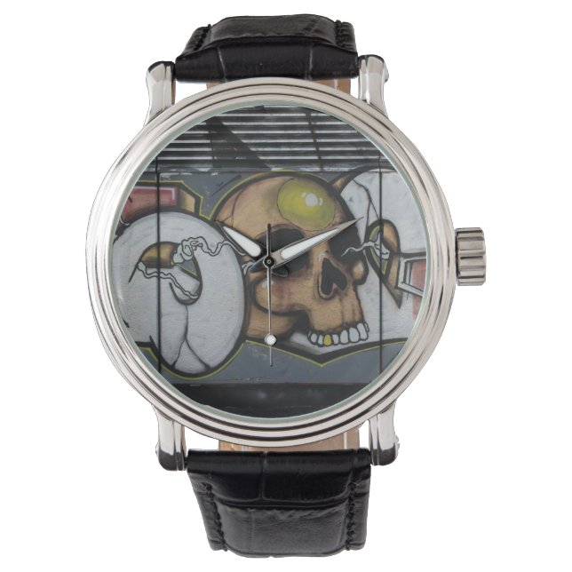 Montre Graffiti Skull (devant)