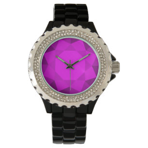 Montre Grand bijou d'améthyste faux-pourpre