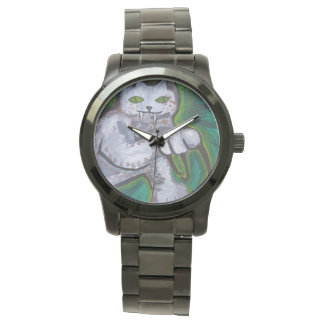 MONTRE GRAND CHATS REGARDE PAR PAULA REILLY.