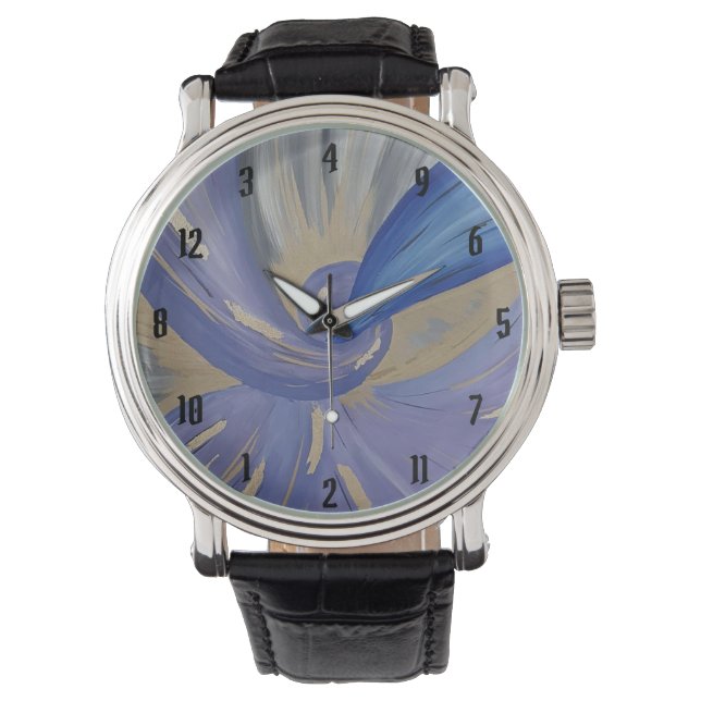 Montre Grande Horloge Ronde crazy watch (devant)