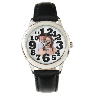 Montre Grande photo personnalisée numérotée