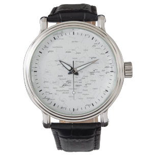 Montre Graphique en étoile de l'hémisphère sud