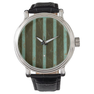 Montre Grate d'air turquoise contemporaine
