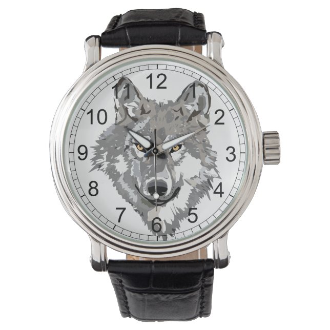 Montre Gray Wolf Design (devant)