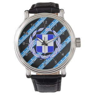 Montre Greek stripes flag