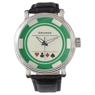 Montre Green Casino Poker Chip Las Vegas