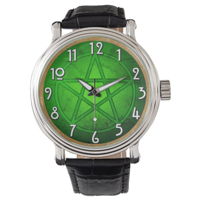 Montre Green Earth Pentacle (devant)