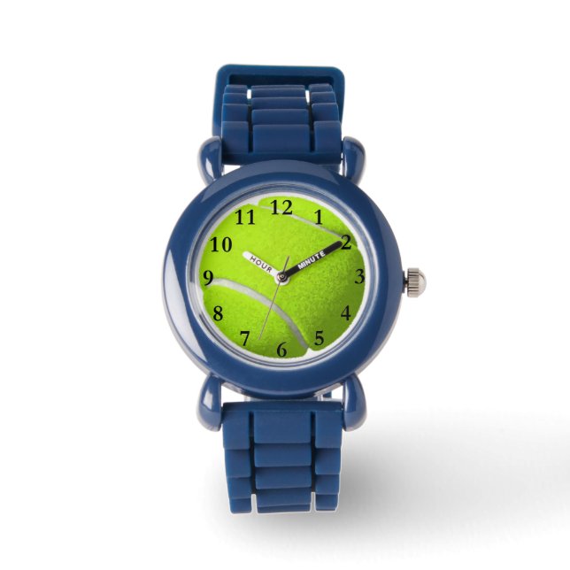 Montre Green Tennis Ball Sports Enfants Regarder (Recto)