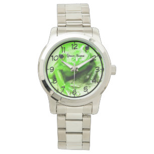 Montre grenouille verte