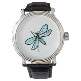 Montre gribouiller une libellule