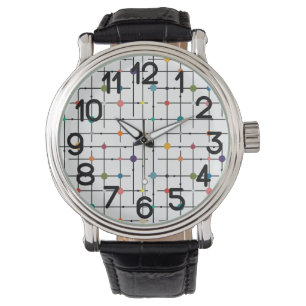 Montre Grille atomique