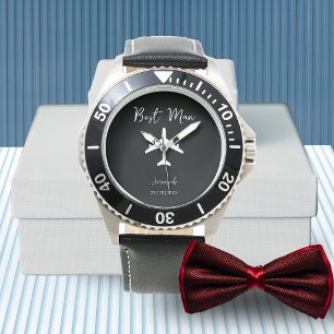 Montre Groosman Best Man Watch noir et blanc