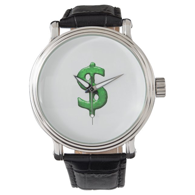 Montre Grunge Style Argent Symbole symbole illustrant (devant)