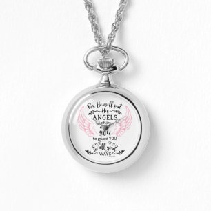 Montre Guardian Angel Bible Verse Religieux