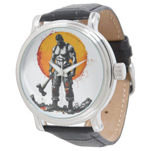 Montre guerrier barbare médiéval imaginaire hummer force