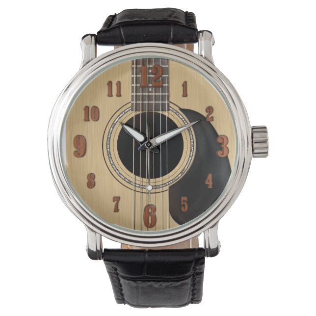 Montre Guitare acoustique (devant)