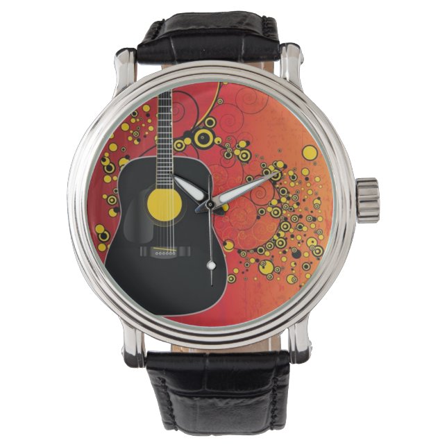 Montre Guitare acoustique- (devant)