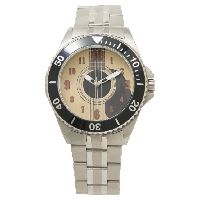 Montre Guitare acoustique (devant)