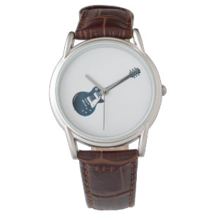 Montre Guitare électrique bleue