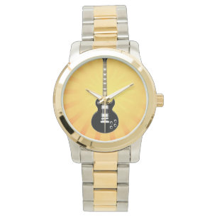 Montre Guitare noire -