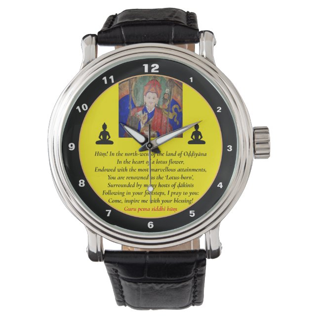 Montre Guru Rinpoché & Prière Sept Lignes /Padmasambhava (devant)