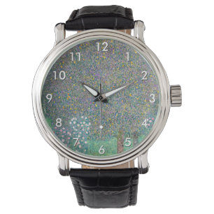 Montre Gustav Klimt - Rosiers sous les arbres