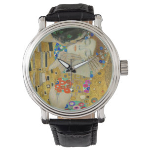 Montre Gustav Klimt The Kiss Visages Détail Peinture