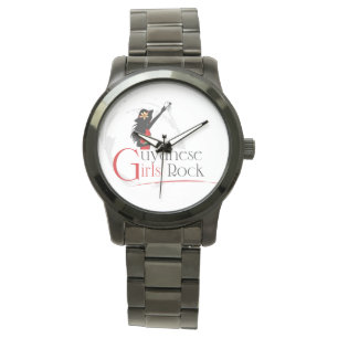 Montre Guyana Girl Oversize Black Bracelet Watch