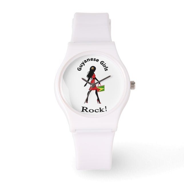 Montre Guyana Girl Watch - blanc (Recto)