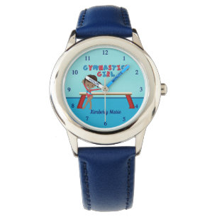 Montre Gymnastique afro-américaine Girl Gymnast Kids