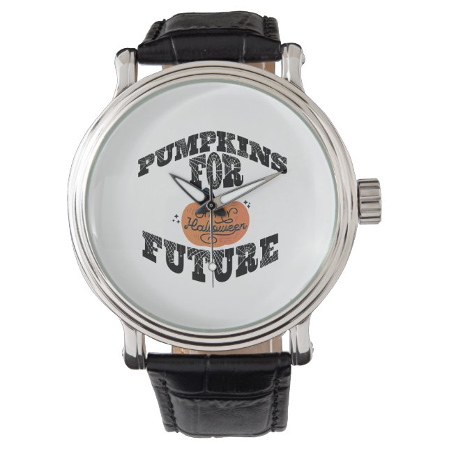 Montre Halloween Citrouille (devant)