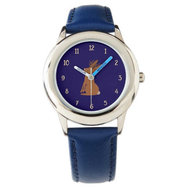 Montre Halloween Jackalope Trou ou traitement (devant)