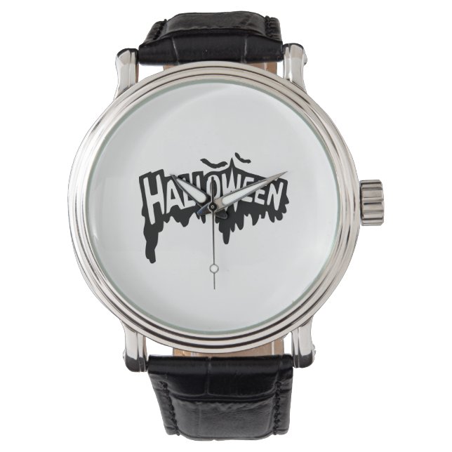 Montre Halloween noir (devant)