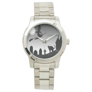 MONTRE HALLOWEEN WITCH SILHOUETTE