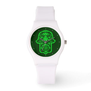 Montre Hamsa florale