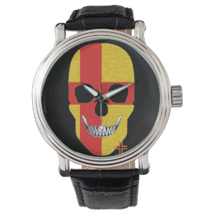 Montre HANDSKULL Kalmar watch men leather B2